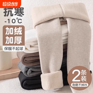 女童连裤袜加绒秋冬儿童打底裤加厚宝宝连体袜保暖裤纯棉薄绒零下