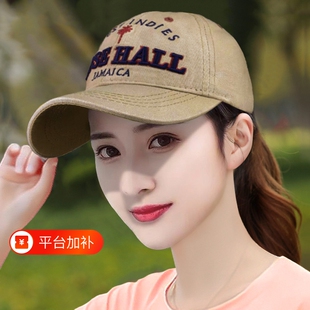 帽子男士韩版ins鸭舌帽时尚百搭棒球帽女夏季遮阳防晒太阳帽红色