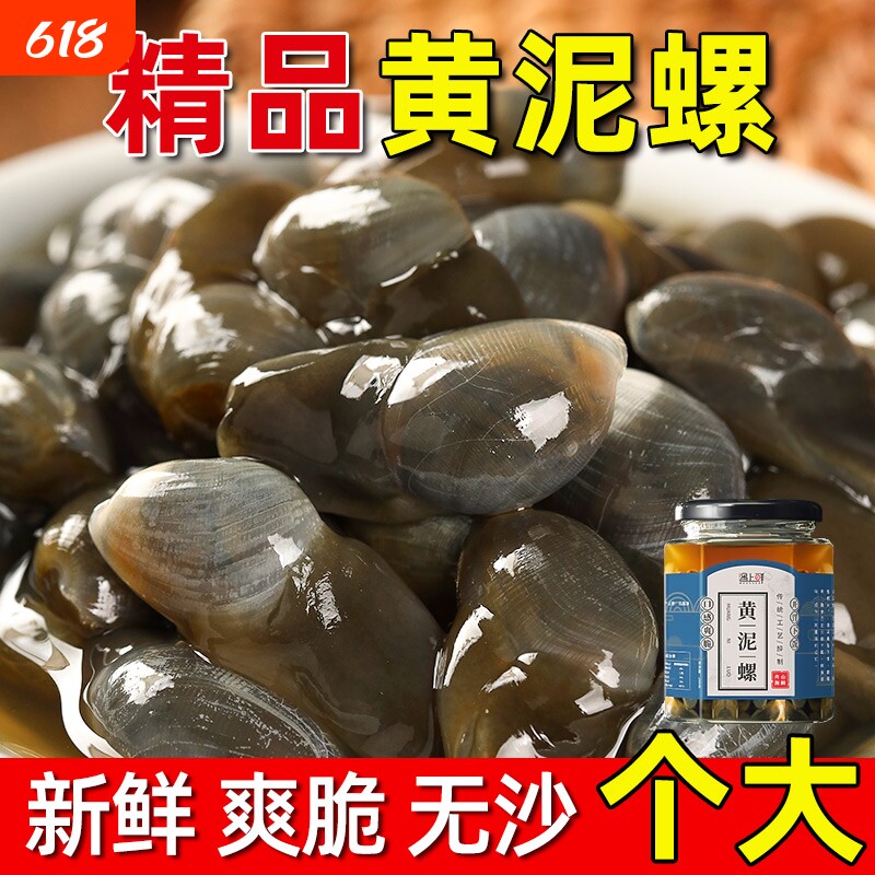 舟山泥螺特大号即食黄泥螺生腌鲜活醉宁波特产海鲜新鲜腌制醉泥螺