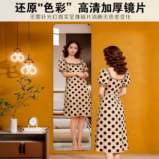 全身镜子挂墙贴墙自粘墙面壁挂式 试穿衣镜贴墙家用女生出租屋卧室