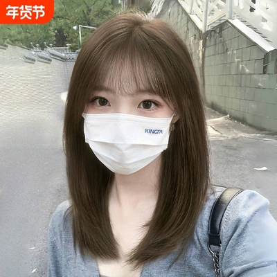 冷棕色中长发假发|超1.5万次加购