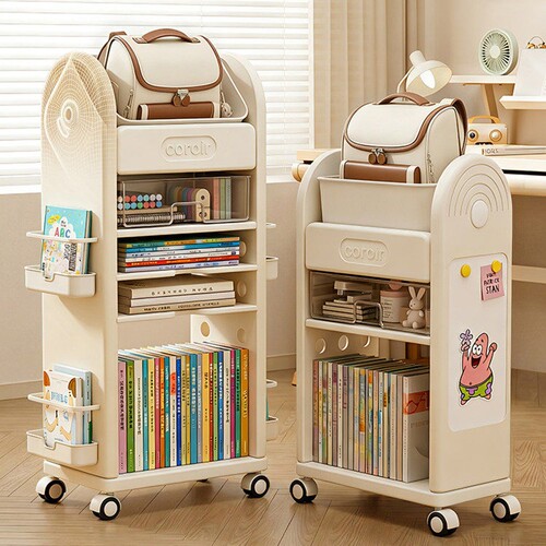 可移动儿童书包置物架