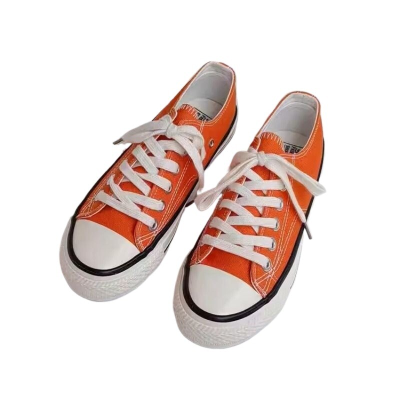 2026时尚帆布鞋新款s韩版休闲板鞋学生情侣ins软底鞋低帮圆头