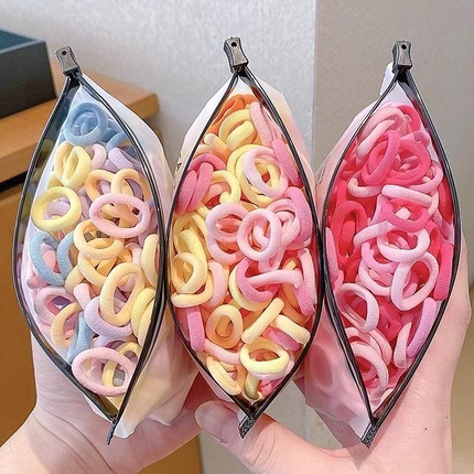 儿童皮筋发圈头绳扎头发不伤发毛巾圈头饰女童高弹力橡皮筋小童