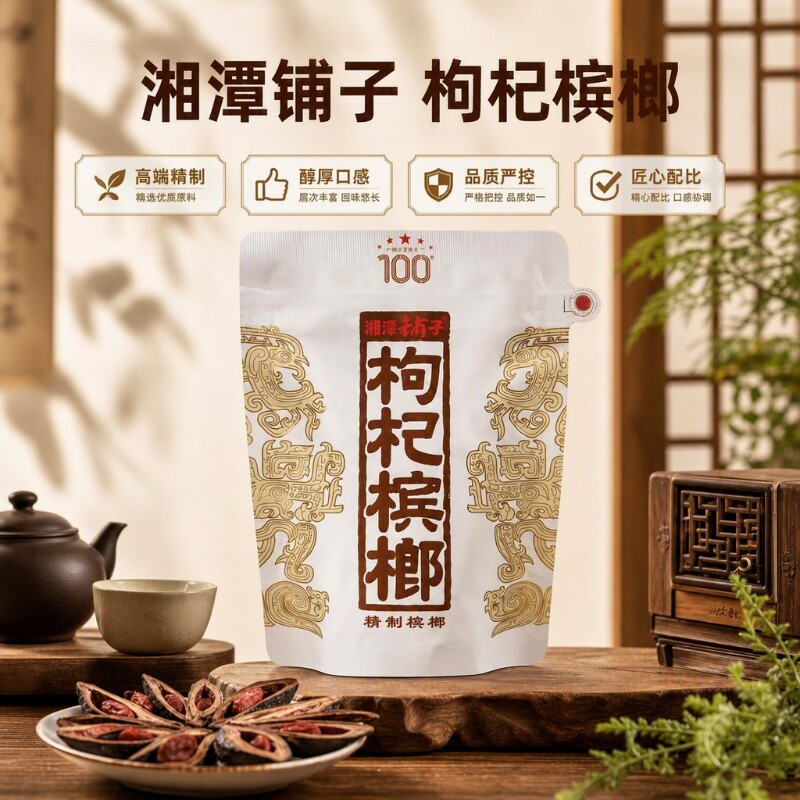 湘潭铺子一代天骄100元内袋版日期新鲜海南甄选青果湖南槟榔