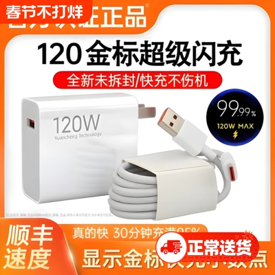 【官方正品】适用小米120W快充充电器头15/14pro原90W套装红米K60至尊版/70闪充80氮化镓超级67瓦手机数据线