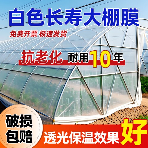 大棚塑料膜塑料布薄膜小拱棚加厚保温种菜种植膜农用透明高清特厚
