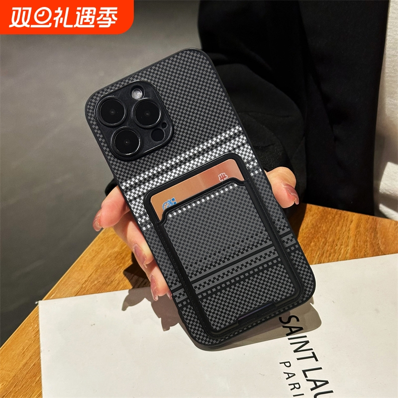 简约可插卡可防摔手机壳