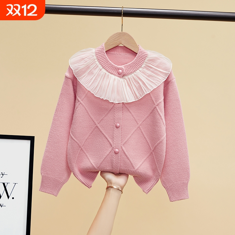 开衫哆布哆女童洋气春秋