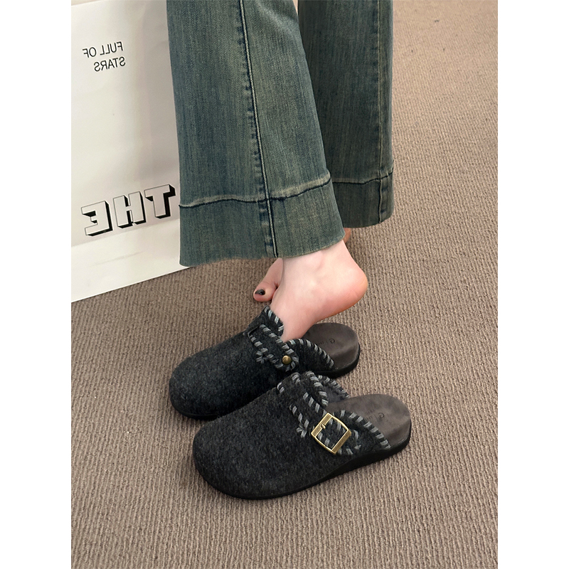 复古厚底包头拖鞋|122人收藏