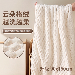 浴巾女男吸水速干比全棉纯棉加厚不掉毛情侣大人裹巾大尺寸干发