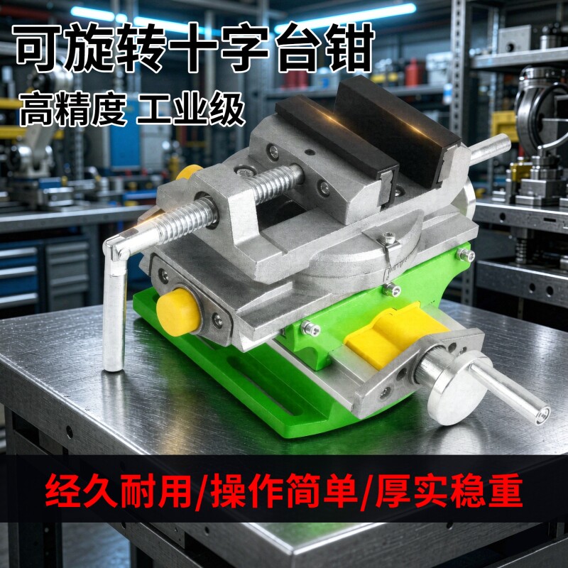 重型台虎钳家用工业级台钳工作台多功能精密平口钳固定夹具工业级图片