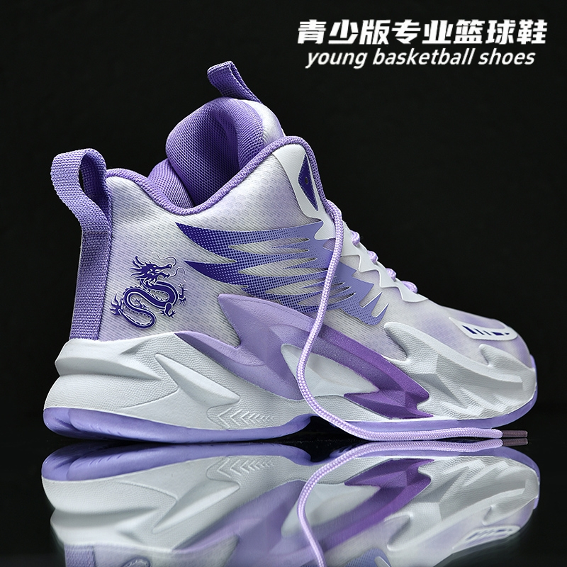 科比专业青少年夏网面透气篮球鞋