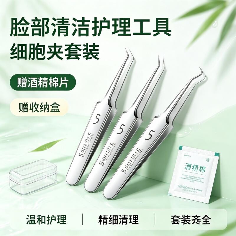 细胞夹黑头清洁神器|千人加购图片