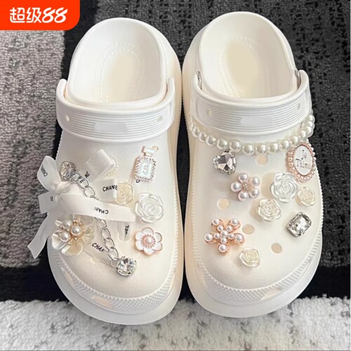 珍珠装饰鞋花|回头客超1500人