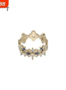 艾特里里光之城系列双面旋转可佩戴闭口戒指日常百搭戒指