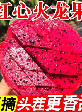红心火龙果清新甜应季新鲜水果