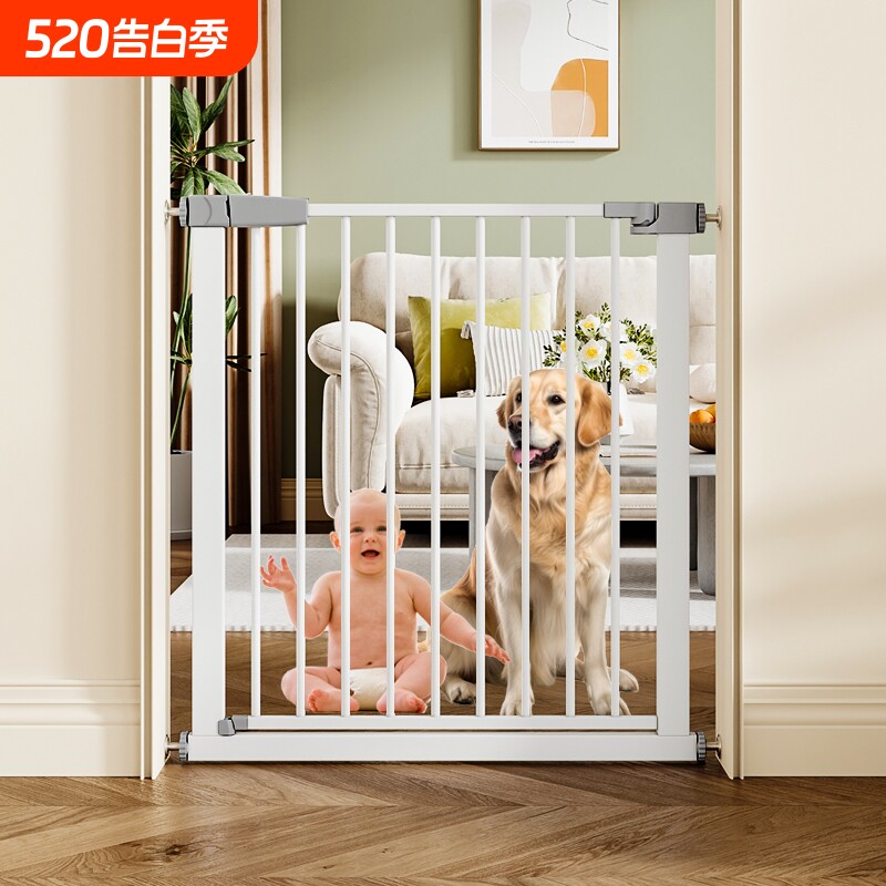 宠物围栏狗门栏狗栅栏室内儿童楼梯大型犬防护栏杆隔离门家用简易
