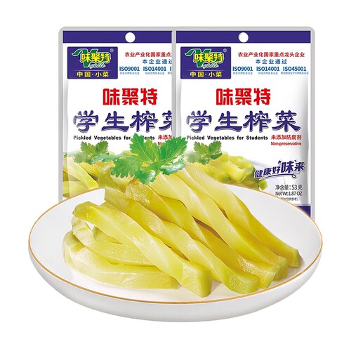 味聚特53g学生榨菜下饭菜小菜