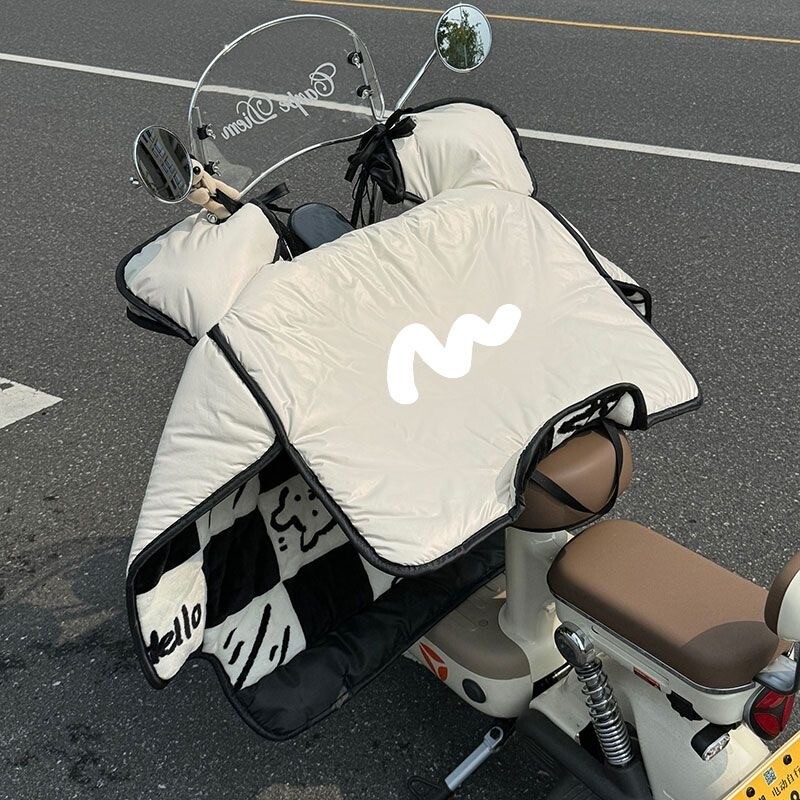 2025新款电动车挡风被冬季加绒加厚防水防寒电车电瓶车防风罩冬款