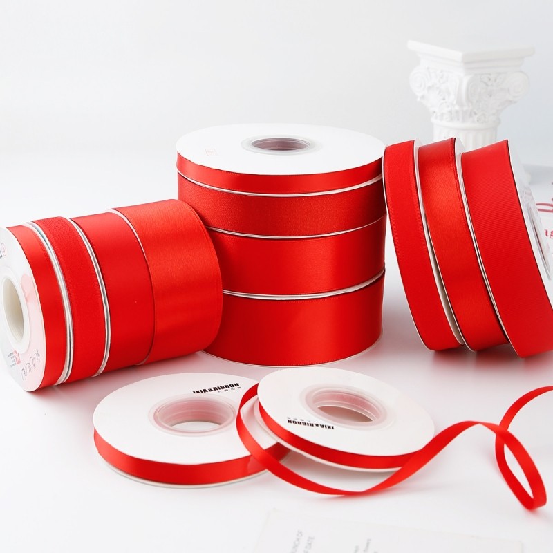 新年红色丝带涤纶大红布条飘带喜庆缎带结婚喜糖绑气球挂灯笼