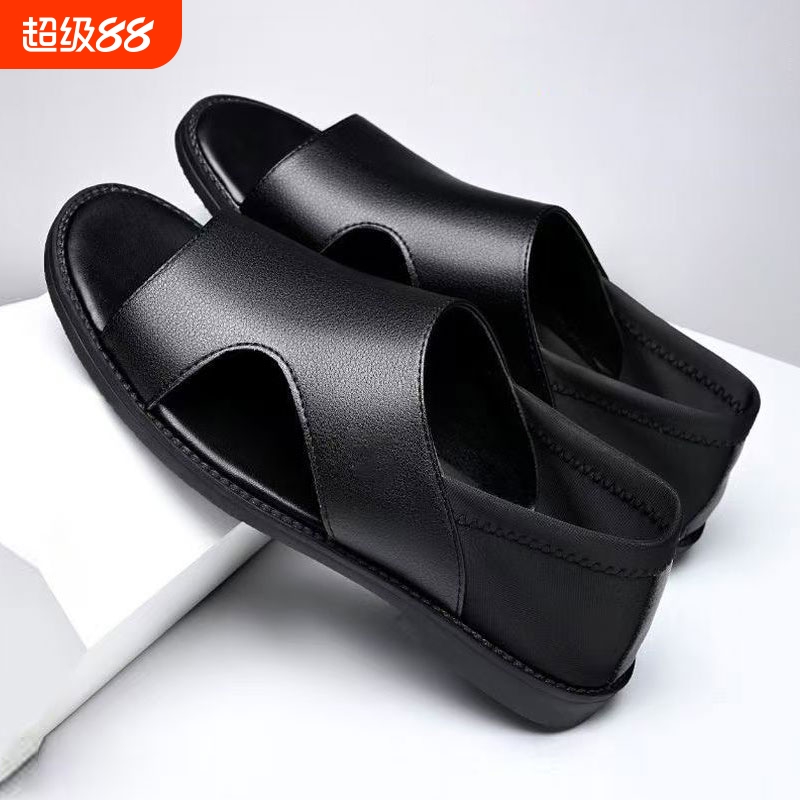 夏季新款男士凉鞋防滑软面凉拖鞋