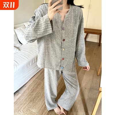 德绒长袖睡衣女款秋冬季2025新款
