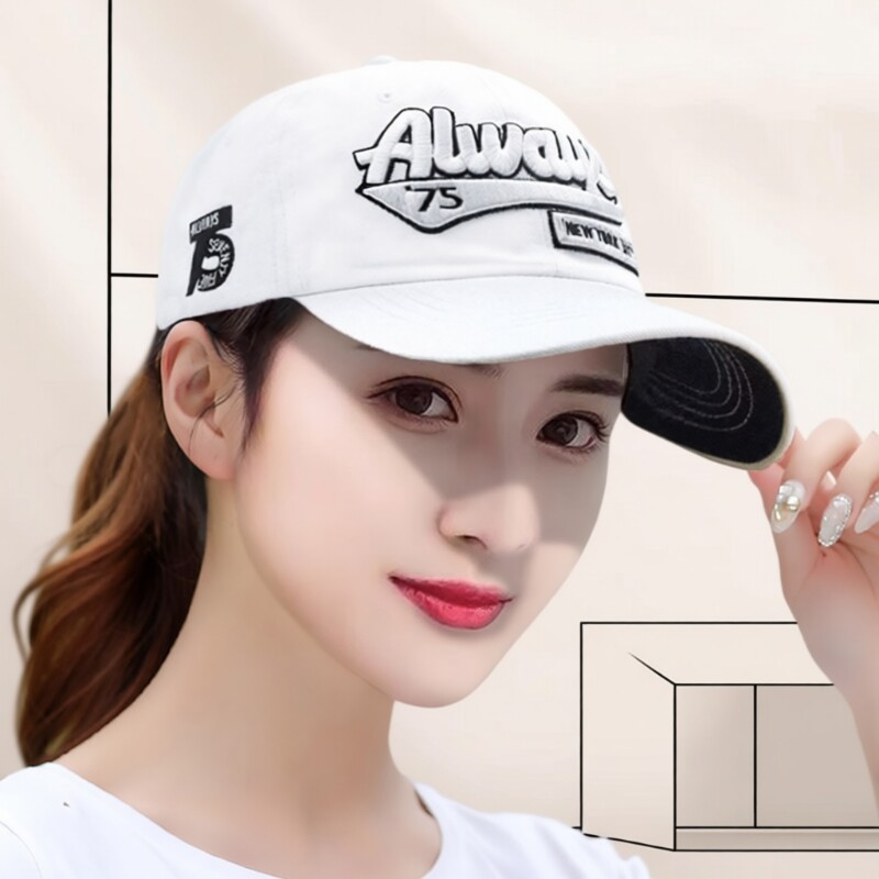 帽子女新款百搭棒球帽男防晒鸭舌帽夏天圆脸韩版潮流遮阳2026春秋