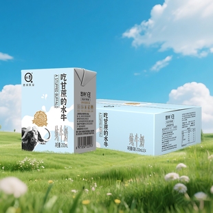 认养吃甘蔗 24盒儿童学生奶水牛纯奶云南槟榔江牛奶 水牛奶200ml