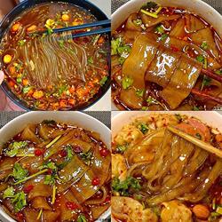 红薯粉酸辣粉七料包大桶装正宗重庆方便整箱速食粉丝米线夜宵宽粉