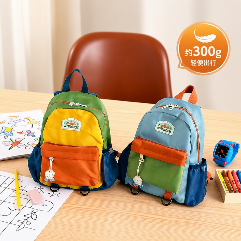 超轻幼儿入学旅游小背包图片