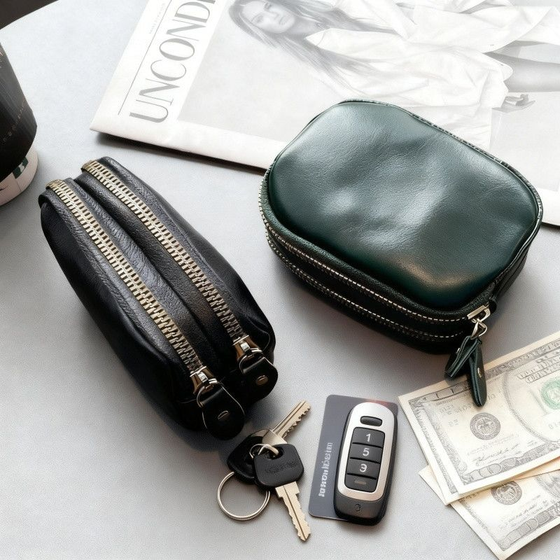 零钱包女复古迷你小钱包2025新款硬币钥匙包轻薄款拉链收纳小钱包