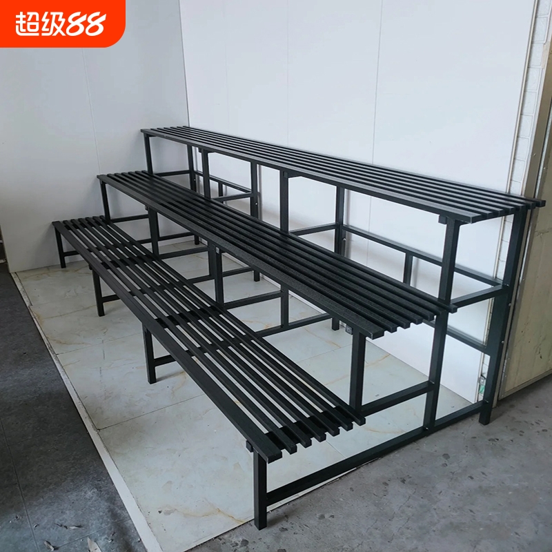 阳台花架置物架家用落地式室外简约铁艺花盆架多层阶梯式客厅花几