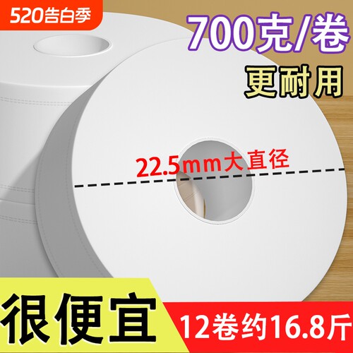 丹娜丝大盘卷纸商用厕所专用