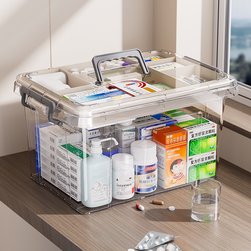 多层药箱家庭装医药箱大容量药物