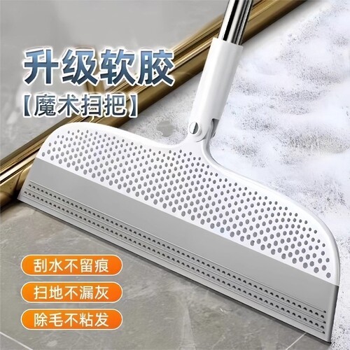 家用魔术刮水扫把拖把干湿两用浴室不神器硅胶刮水板器扫地不粘