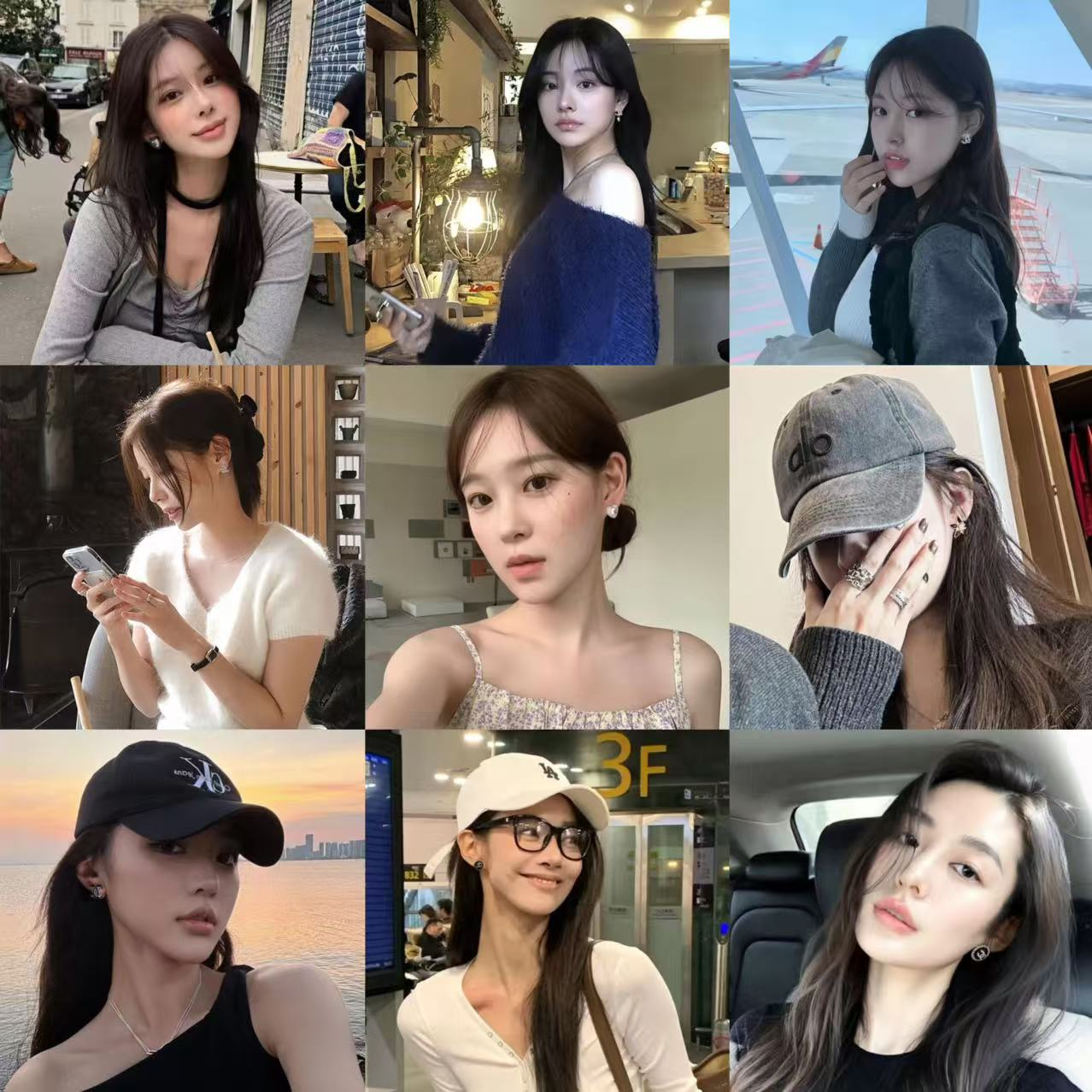 小香风经典字母高级耳钉