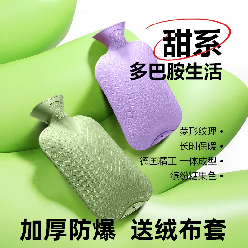 热水袋暖手宝防爆pvc注水热水袋学生女大号敷肚子暖手脚床暖水袋