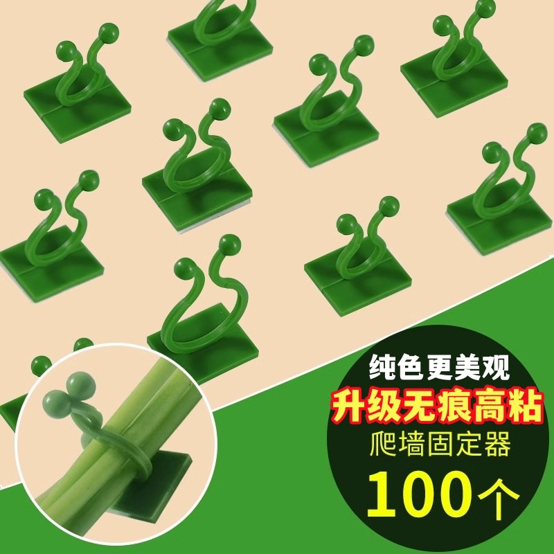 绿萝爬上神器爬藤固定器无痕挂钩