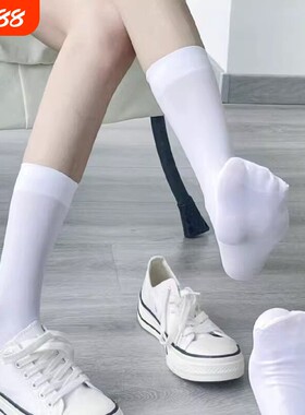 日系jk袜天鹅绒中筒袜小腿过膝袜
