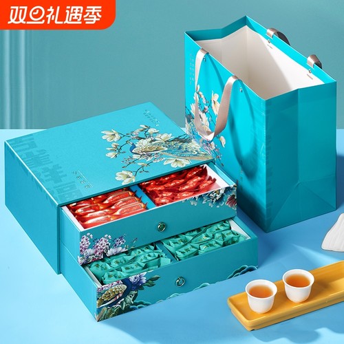 安溪铁观音武夷岩茶大红袍正山小种金骏眉红茶叶礼盒装送礼高档