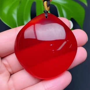 高品质压制鱼惊石青鱼石吊坠成品鱼石样式 吊坠手工打磨精品水滴坠