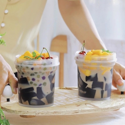 烧仙草专用打包盒一次性水果捞奶