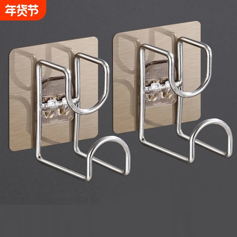 脸盆架壁挂免打孔粘钩厨房卫生间置物架挂钩强力承重贴水盆收纳架,家庭/个人清洁工具,脸盆架,淘宝优惠券,粉丝福利购,淘宝优惠卷