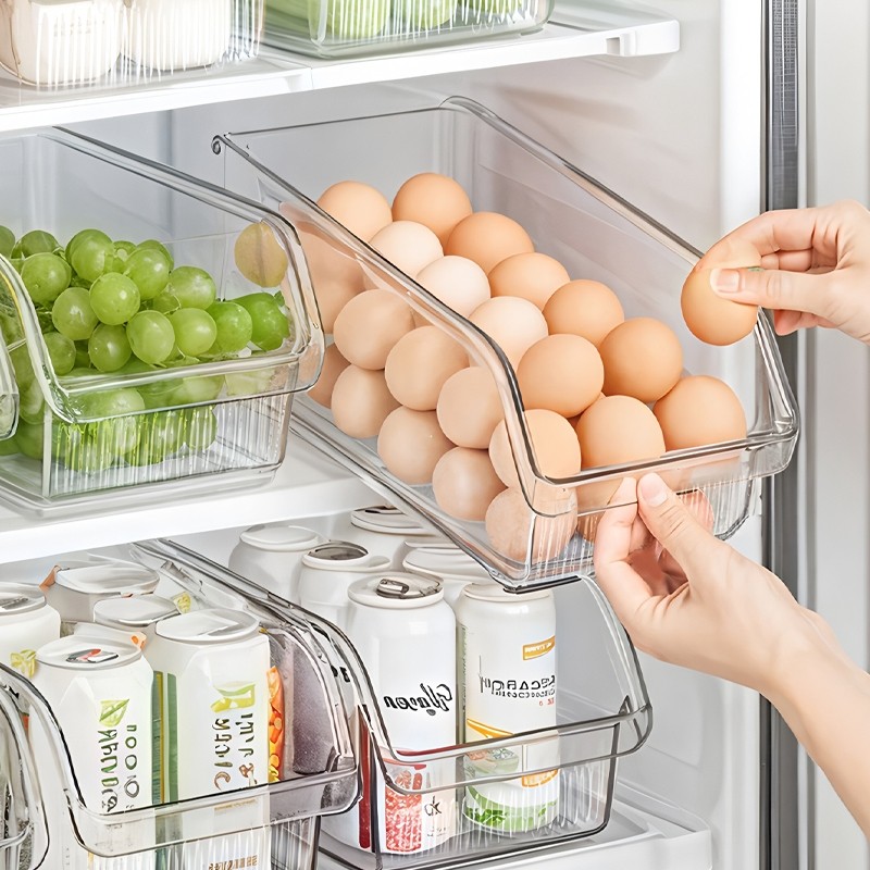 冰箱收纳盒食品级食物保鲜盒子厨房专用蔬菜水果冷冻滚动鸡蛋收纳,收纳整理,食物收纳盒,淘宝优惠券,粉丝福利购,淘宝优惠卷
