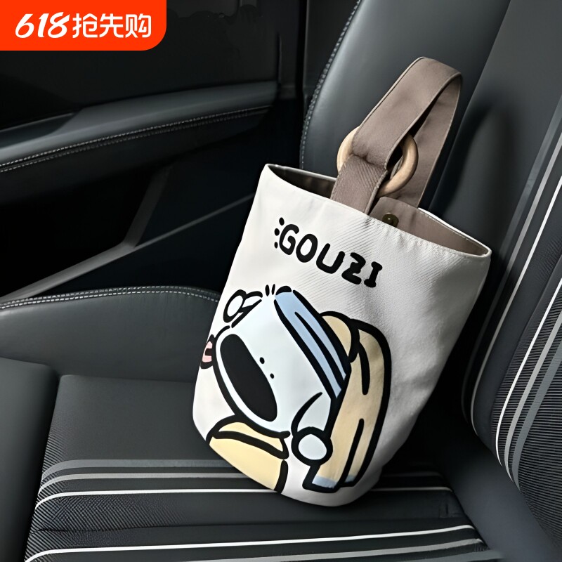 手提袋水桶包帆布手提包卡通防水上班族便携便当包可爱手拎外出