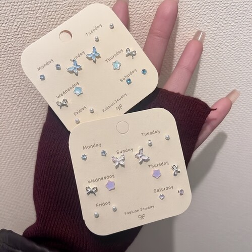 溪御新款蝴蝶结耳钉|千人加购