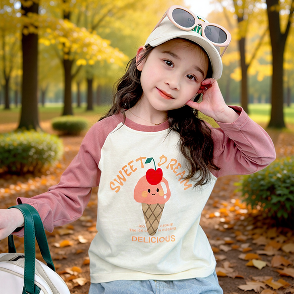 长袖女童纯棉T恤|超1000次加购