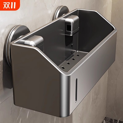 厨房吸盘多功能置物架免打孔