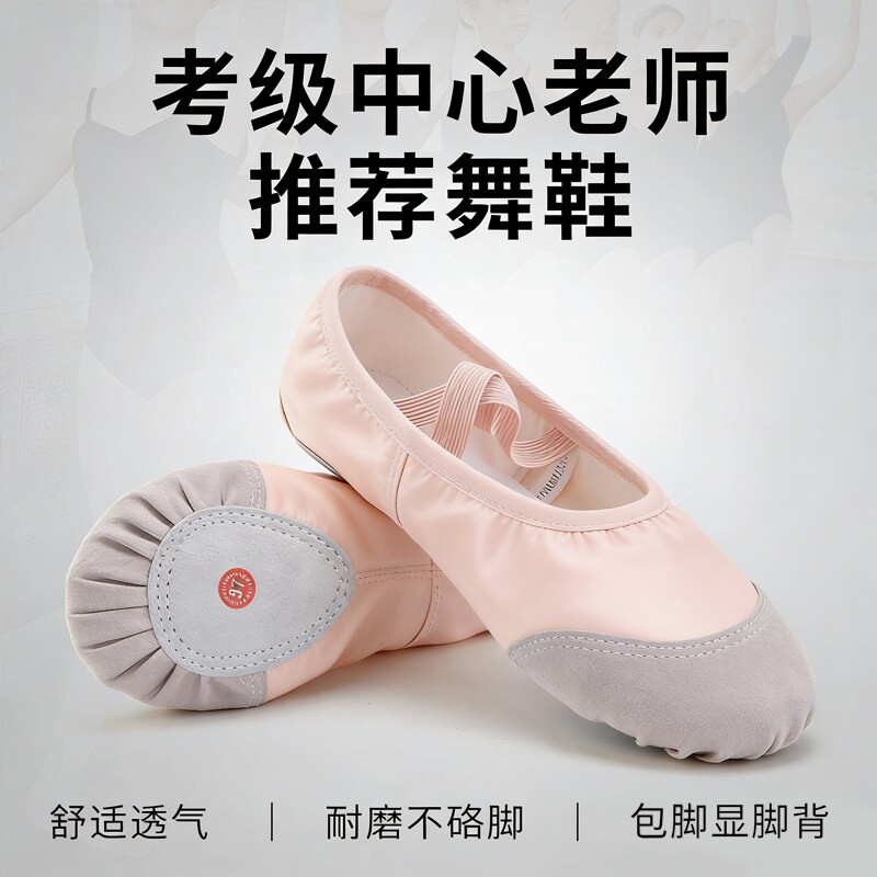2026舞蹈鞋女软底女款古典中国芭蕾舞专用跳舞鞋成人猫爪平底鞋